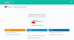 Desktop Screenshot of e-wrota.rewal.pl